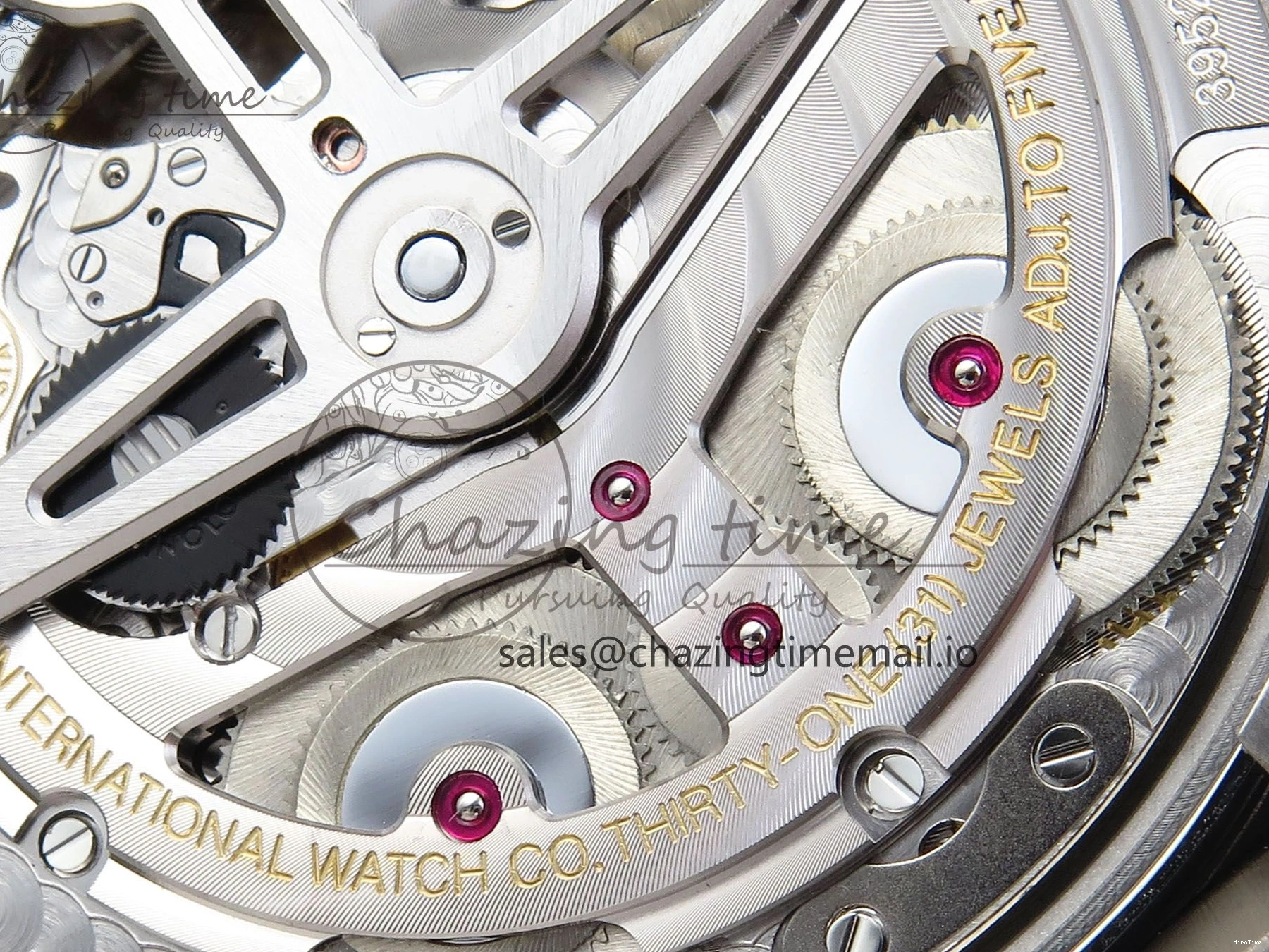 MIROTIME 0306 FashionForward Portugieser Auto IWC0562D APSF 1:1 Best Edition Light Blue Dial on SS Bracelet A 6994